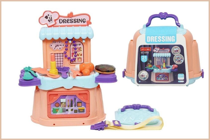 Bộ đồ chơi balo làm đẹp VBCare là món quà 1/6 cho bé gái chất lượng Bộ đồ chơi balo làm đẹp VBCare là món quà 1/6 cho bé gái chất lượng