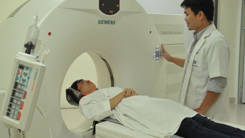Chụp cắt lớp vi tính giúp chẩn đoán xác định vị trí tổn thương dây thần kinh tam thoa