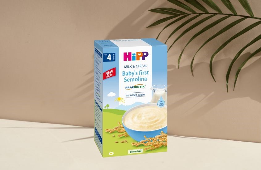 Bột ăn dặm khởi đầu HiPP sữa, ngũ cốc hộp 250g (từ 4 tháng)