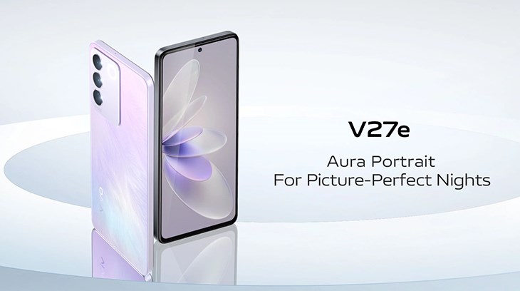 Vivo V27e gây ấn tượng thiết kế mỏng nhẹ đẹp mắt