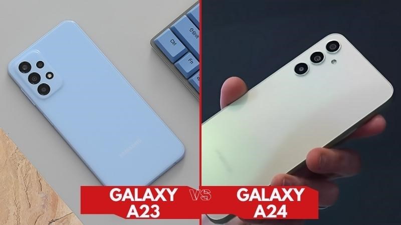 Thiết kế của Samsung Galaxy A23 và Galaxy A24 có sự khác biệt Thiết kế của Samsung Galaxy A23 và Galaxy A24 có sự khác biệt