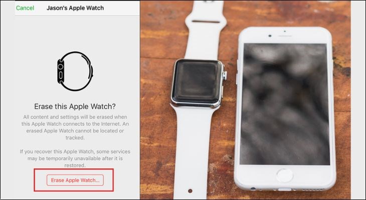 Việc xóa dữ liệu trong Apple Watch từ xa giúp thông tin của bạn được bảo mật