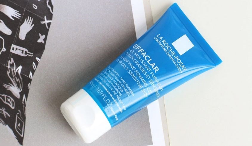 Gel rửa mặt làm dịu và giảm kích ứng cho da dầu mụn và da nhạy cảm La Roche-Posay Effaclar 50 ml