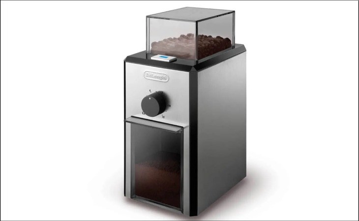 Máy Xay Cà Phê Delonghi KG89 có thiết kế đơn giản, dễ sử dụng 