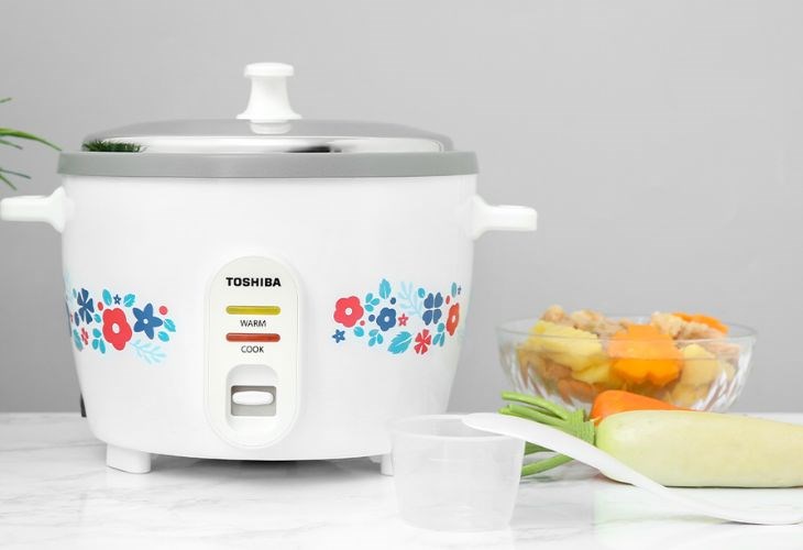 2 chế độ nấu và giữ ấm của nồi cơm nắp rời Toshiba 1.8 lít RC-18MH2PV(F) giúp giữ được cơm thừa trong nồi không bị ô thiu