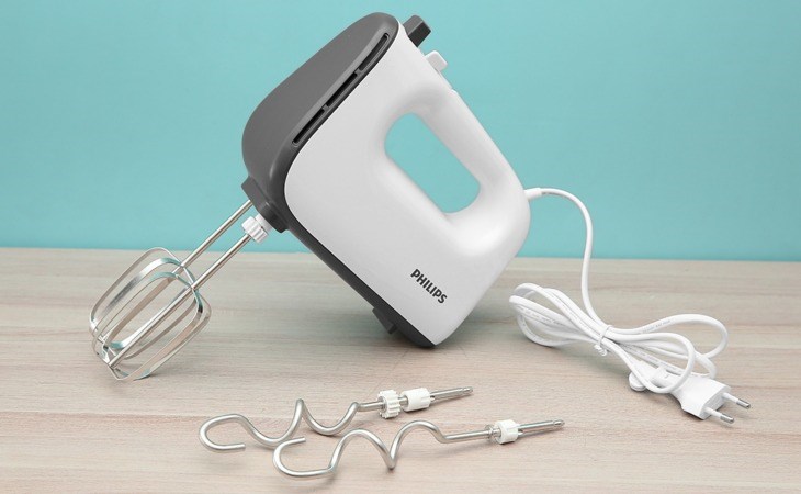 Thân máy đánh trứng Philips HR3750 được làm bằng nhựa ABS nên có độ bền cao