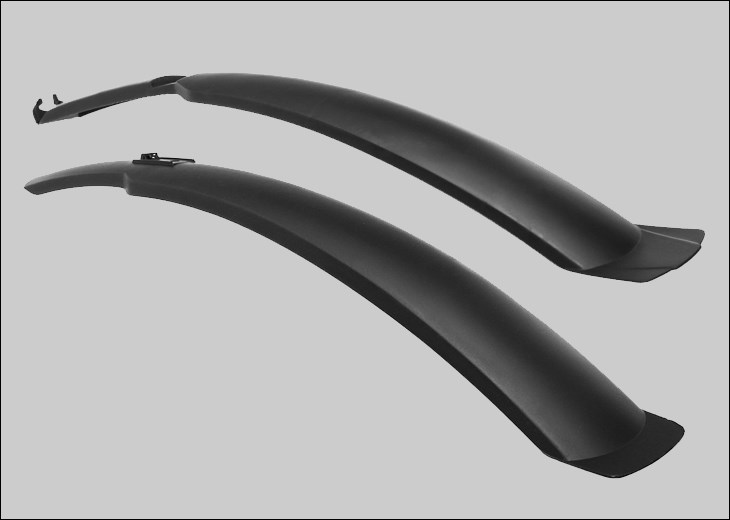 Chắn bùn sau xe đạp Life 13CBNB Đen có thiết kế lạ mắt, giúp bảo vệ áo quần bạn không bị bắn vết bẩn khi đi dưới trời mưa được tốt hơn