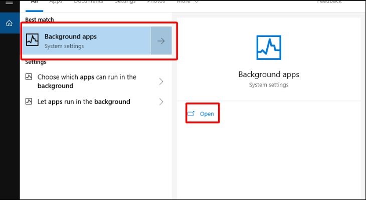 How to turn off applications running in the background on Windows laptops very quickly