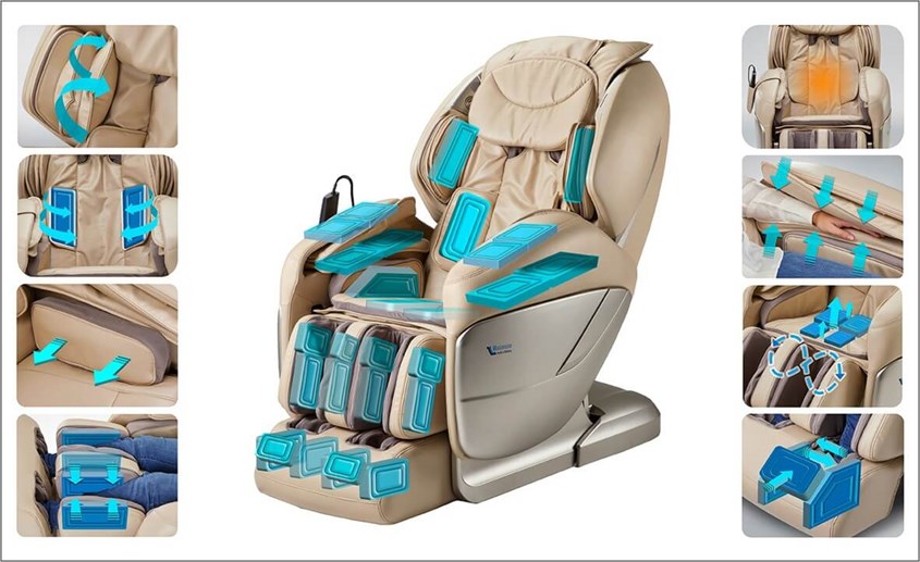 What is a massage chair airbag? Uses and ways to preserve air bags that you should know