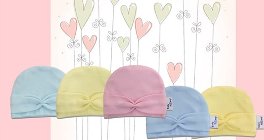 Nón sơ sinh nơ bé gái BabyMommy - Màu ngẫu nhiên