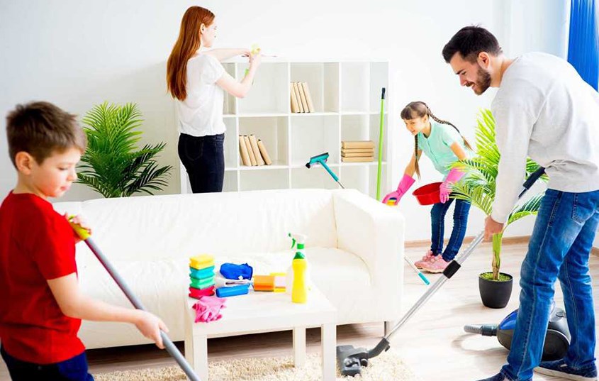  Vệ sinh nhà cửa