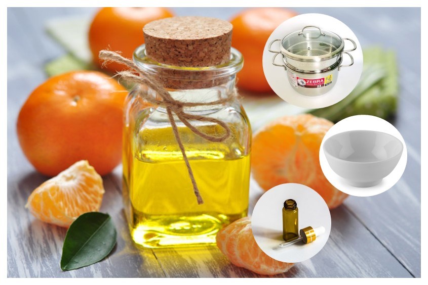 Mách mẹ cách làm tinh dầu quýt tại nhà