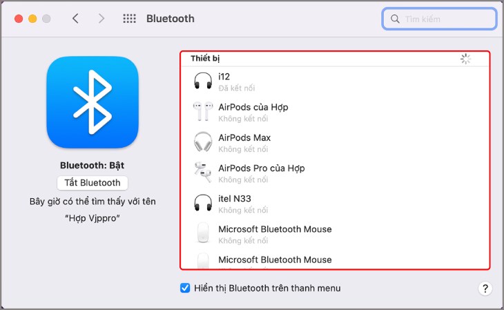 Bạn nhấn chọn Tìm trên thiết bị để tiến hành tìm tai nghe của bạn