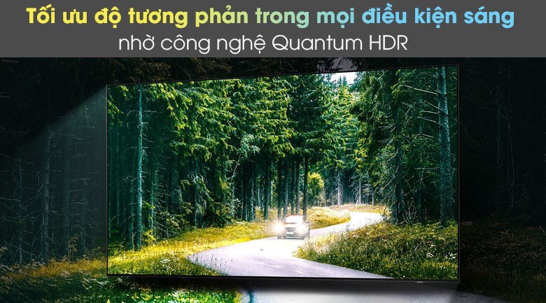 Smart Tivi Neo QLED 4K 50 inch Samsung QA50QN90A có khả năng tự định hình màu sắc và độ tương phản trên từng khung hình