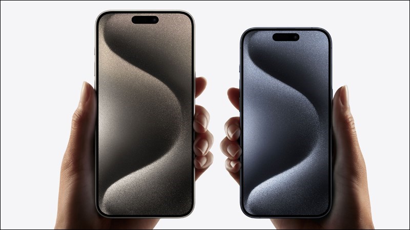 iPhone 15 Pro và iPhone 15 Pro Max khác nhau chủ yếu ở màn hình và thời lượng pin