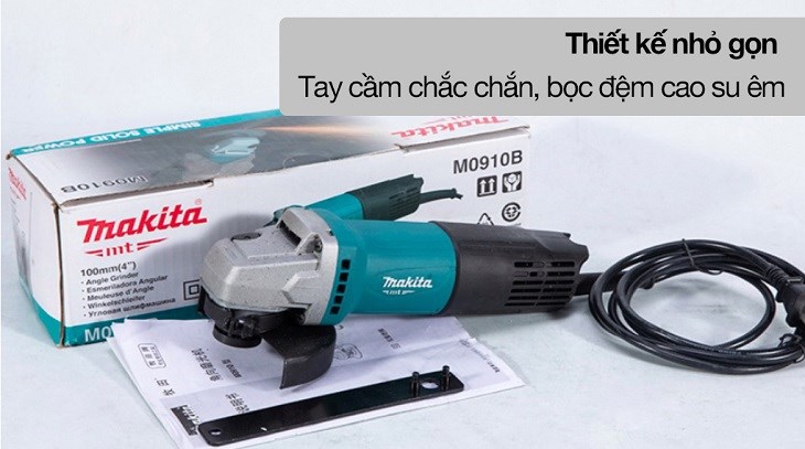 Máy mài góc Makita M0910B 540W  có giá bán 984.000 đồng (Giá bán cập nhật ngày 13/5/2023 và có thể thay đổi theo thời gian)