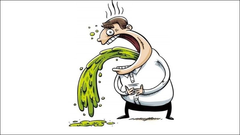 Tạo phản xạ nôn để đào thải các chất độc, vi khuẩn trong thức ăn ra ngoài