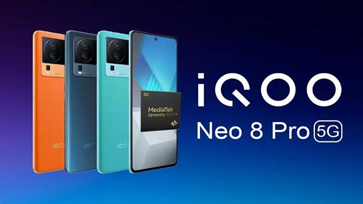 iQOO Neo8 Pro dự kiến sẽ trở thành sản phẩm đầu tiên trang bị Dimensity 9200 Plus