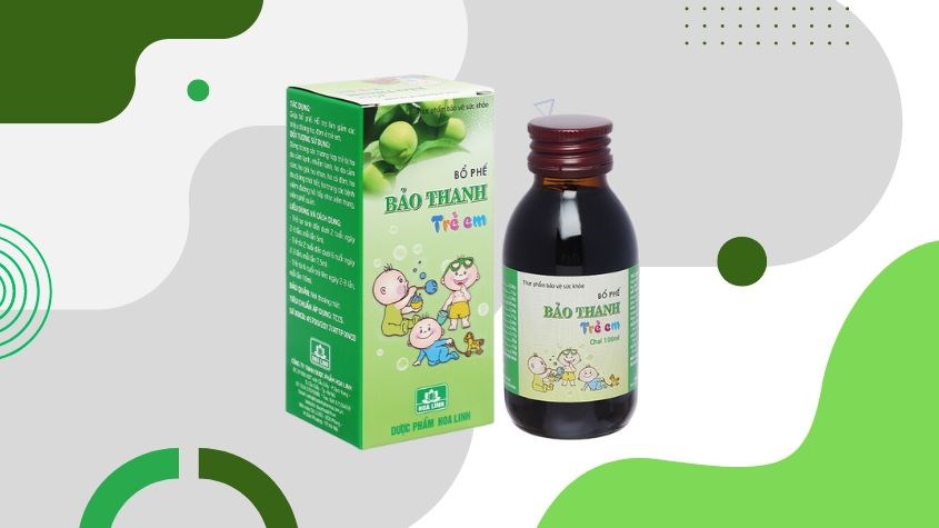 Sản phẩm Siro Bảo Thanh cho trẻ em