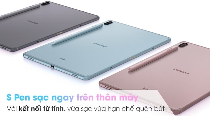 Samsung Galaxy Tab S6 sở hửu màu xanh mint ngọt ngào phù hợp thị hiếu bạn trẻ