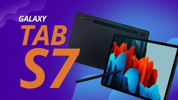 Samsung Galaxy Tab S7 có thiết kế vỏ kim loại, các đường nét bo góc mang lại sự hiện đại