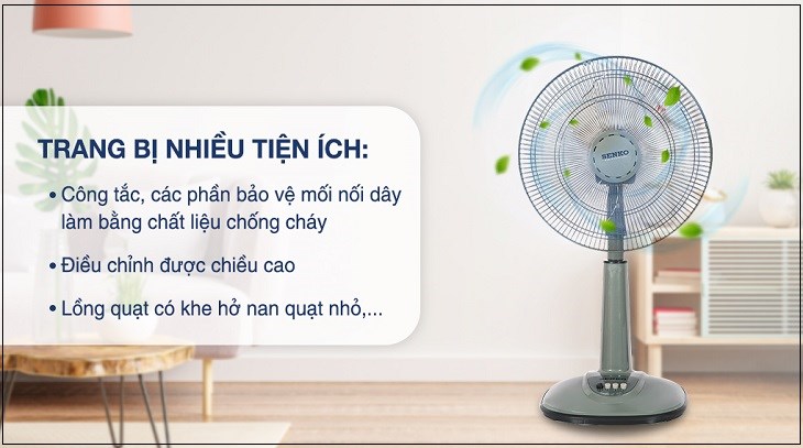 Quạt lửng Senko L1638 trang nhiều tiện ích thông minh, đáp ứng nhu cầu sửu dụng nhiều người Quạt lửng Senko L1638 trang nhiều tiện ích thông minh, đáp ứng nhu cầu sửu dụng nhiều người