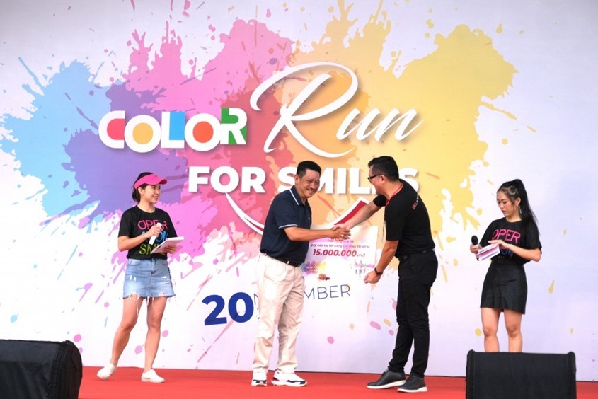 Chương trình được tài trợ từ nguồn ngân quỹ của sự kiện Color Run For Smiles 2022 Chương trình được tài trợ từ nguồn ngân quỹ của sự kiện Color Run For Smiles 2022