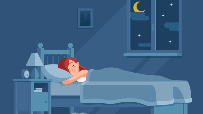Cố gắng có một giấc ngủ hiệu quả để lấy lại tinh thần sau ngày làm việc mệt mỏi