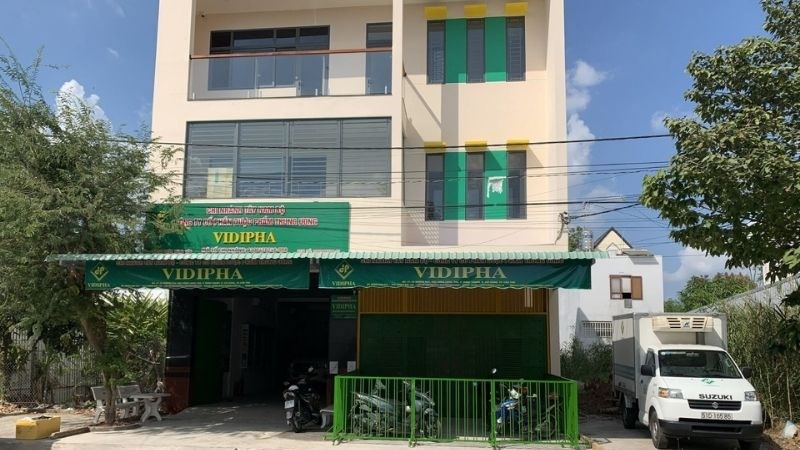 Văn ph&ograve;ng VIDIPHA chi nh&aacute;nh T&acirc;y Nam Bộ