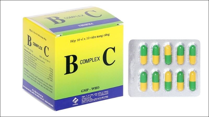 Complex C bổ sung vitamin nh&oacute;m B v&agrave; vitamin C
