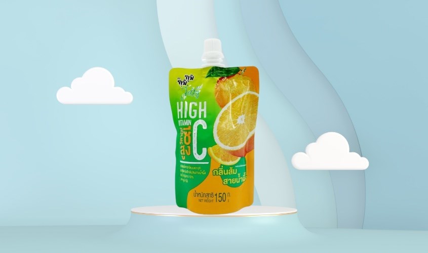 Nước ép trái cây Jelly Gumi Gumi vị cam Nước ép trái cây Jelly Gumi Gumi vị cam