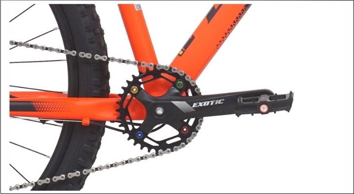 Xe đạp địa hình MTB Exotic 2612 AFFL 27.5 inch được trang bị hệ thống truyền động chất lượng với 18 tốc độ, giúp chuyển số mượt mà trên mọi địa hình