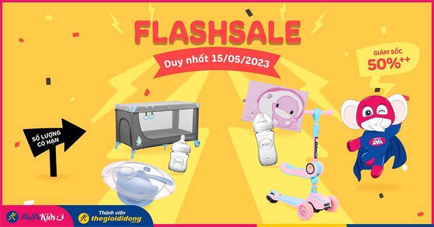 Đồ dùng flashsale giá sốc đến 50%++ với số lượng có hạn