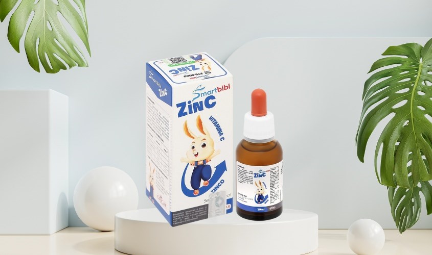 Siro Smartbibi ZinC bổ sung kẽm, vitamin C giúp tăng sức đề kháng 30 ml Siro Smartbibi ZinC bổ sung kẽm, vitamin C giúp tăng sức đề kháng 30 ml