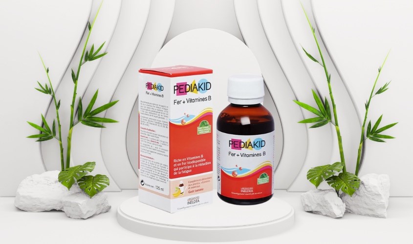 Siro Pediakid Fer + Vitamines B giúp giảm mệt mỏi 125 ml Siro Pediakid Fer + Vitamines B giúp giảm mệt mỏi 125 ml