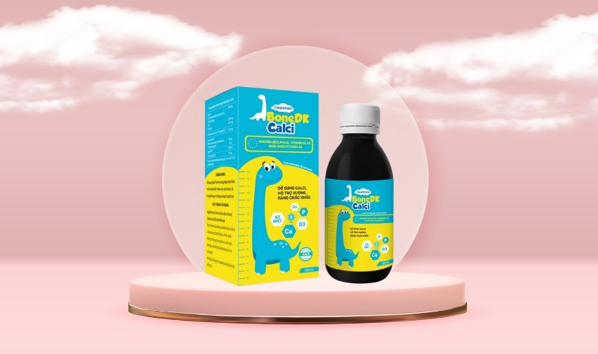 Siro Healthza BoneDK Calci hỗ trợ phát triển xương và răng 180 ml Siro Healthza BoneDK Calci hỗ trợ phát triển xương và răng 180 ml