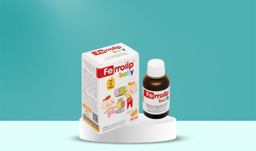 Siro Ferrolip Baby giúp giảm nguy cơ thiếu máu do thiếu sắt 30 ml Siro Ferrolip Baby giúp giảm nguy cơ thiếu máu do thiếu sắt 30 ml