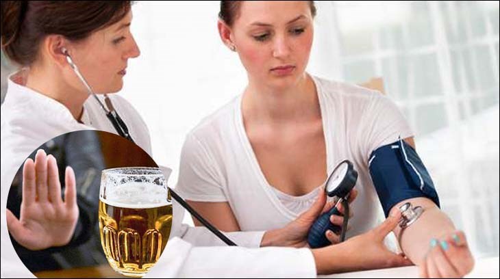 Không sử dụng đồ uống có cồn hay bất cứ chất kích thích nào trước khi đo huyết áp