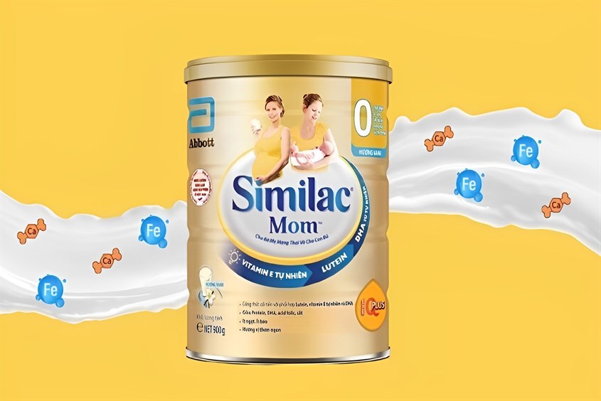 Sữa bầu Similac Mom có nhiều vitamin và khoáng chất cho thai kỳ khỏe mạnh
