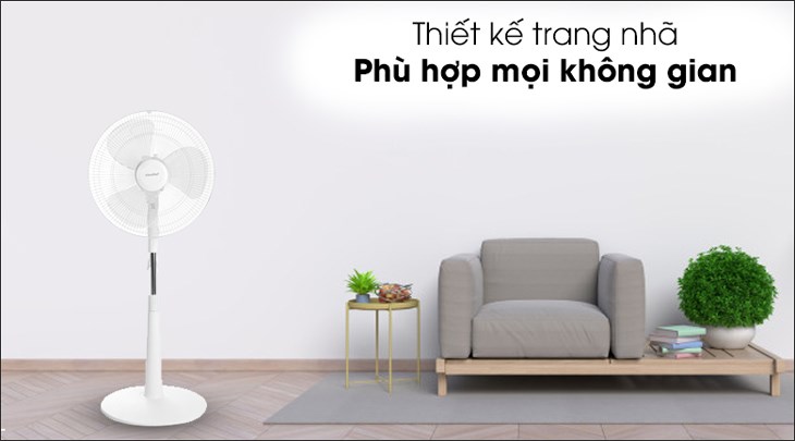 Quạt lửng Comfee CF-FF4019VDW có kiểu dáng mềm mại, màu trắng trang nhã, tô điểm cho không gian sử dụng Quạt lửng Comfee CF-FF4019VDW có kiểu dáng mềm mại, màu trắng trang nhã, tô điểm cho không gian sử dụng
