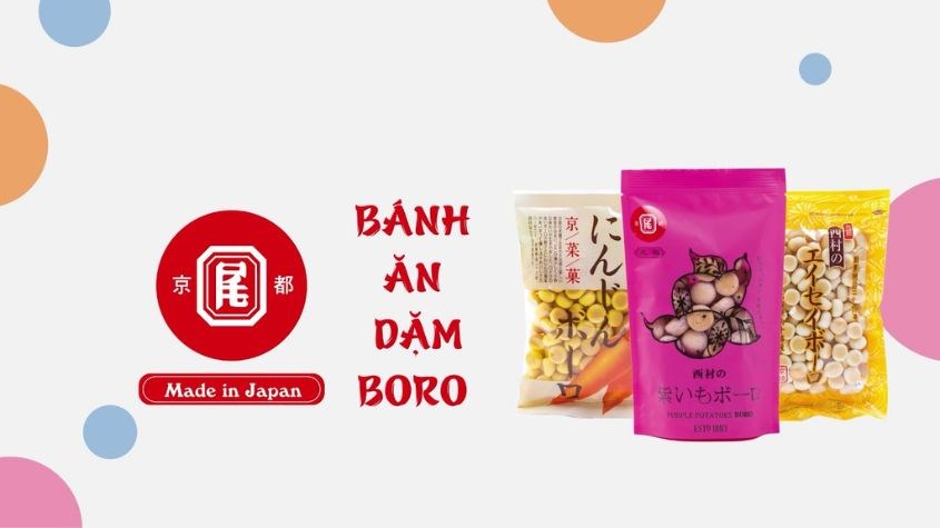 Bánh ăn dặm Boro có nguồn gốc từ Nhật Bản