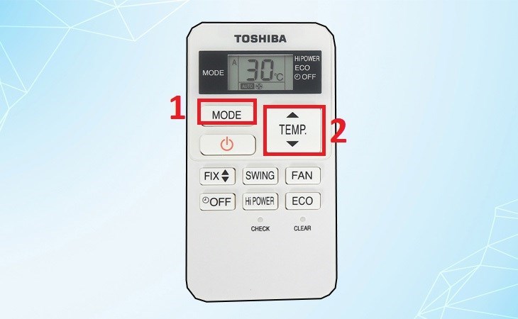 Remote của máy lạnh Toshiba 2 HP Inverter RAS-H18C4KCVG-V