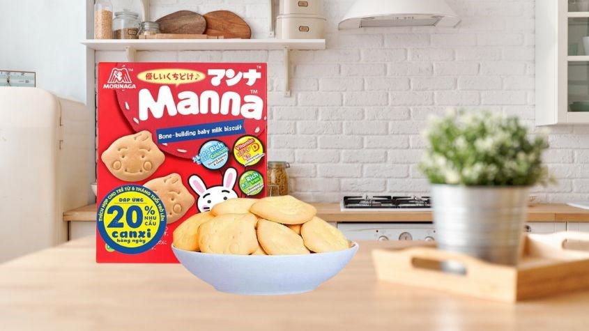 Bánh ăn dặm Manna đến từ Nhật Bản