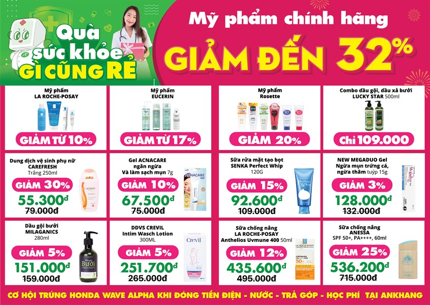 Khuyến mãi nhà thuốc An Khang