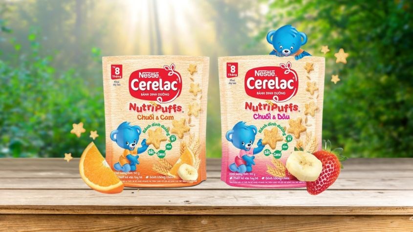 Bánh ăn dặm Cerelac đến từ thương hiệu Nestle