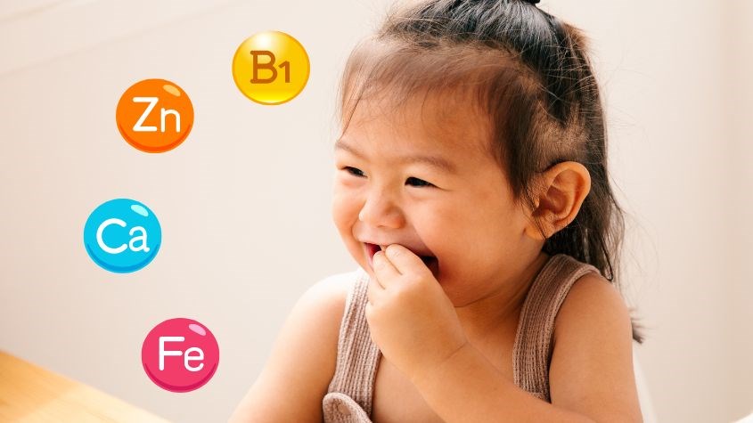 Bánh ăn dặm Nestle Cerelac bổ sung sắt, canxi, kẽm, vitamin B1 cho bé