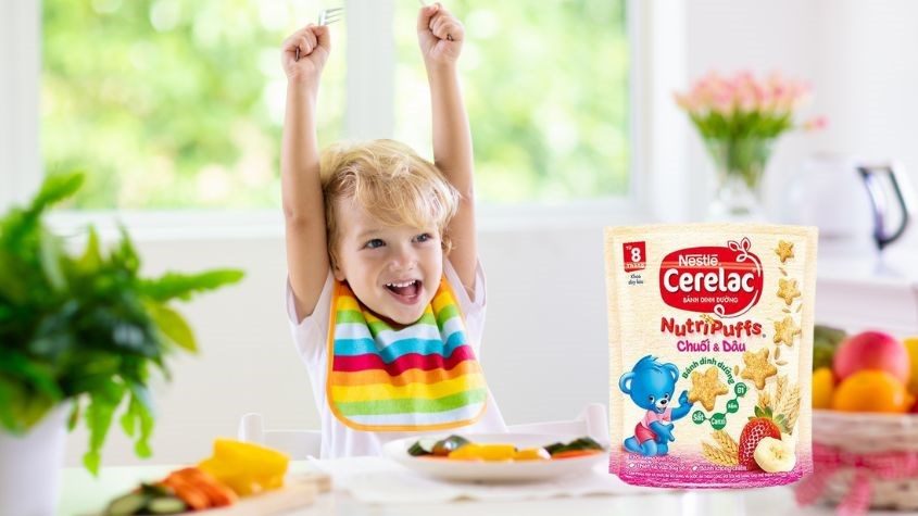 Hương vị trái cây giúp bé ngon miệng khi ăn