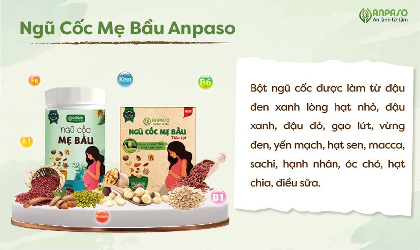 Ngũ cốc mẹ bầu Anpaso