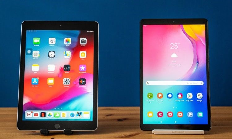 iPad và Galaxy Tab đều được hãng chau chuốt thiết kế tổng quan bên ngoài 