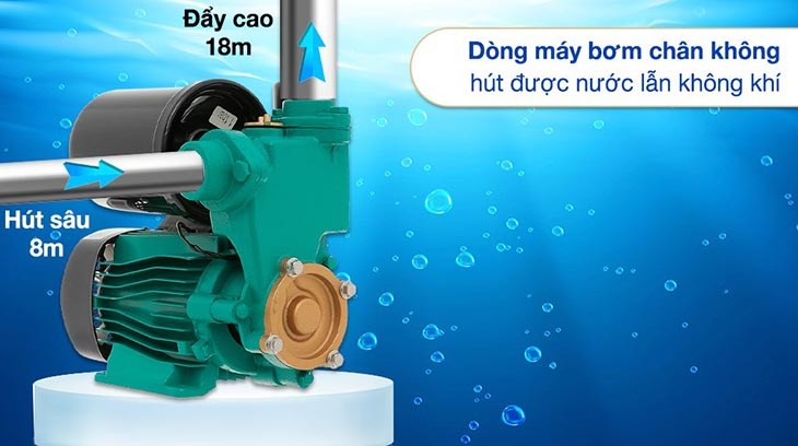 Máy bơm nước chân không Kangaroo KG380A 370W phù hợp sử dụng để bơm nước cho hộ gia đình